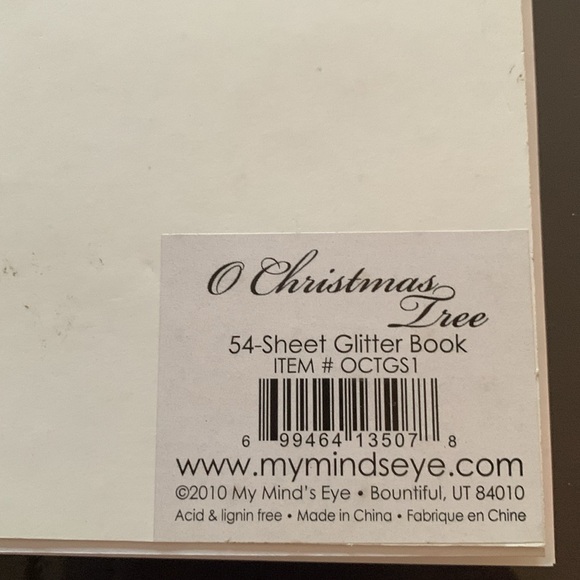 My minds eye 12” glitter card stock - Picture 3 of 6